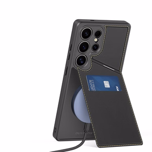 Dux Ducis Rafi II Ümbris jaoks Samsung Galaxy S25 Ultra with Stand and Wallet - must