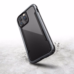 Raptic X-Doria Shield ümbris seadmele iPhone 14 Pro Max, tugevdatud, must