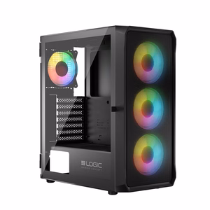 Logic PORTOS ARGB MINIDI USB 3.0 корпус черный