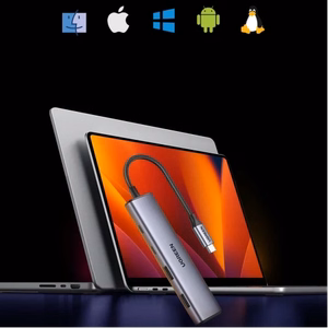 Ugreen CM473 jaotur USB-C - 2x USB-A / 2x USB-C 20cm - hall