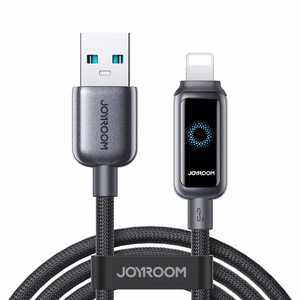 Joyroom S-A55 StarFlight USB-A–Lightning-kaabel, 3 A, 1,2 m, must