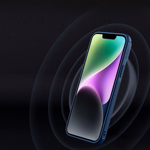 Nillkin Textured S ümbris iPhone 14-le, soomustatud kate koos kaamerakattega, roheline