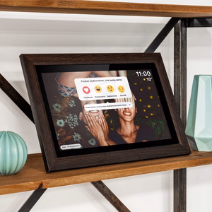 Kruger&Matz FRAMEO Wi-Fi 15,6-tolline digitaalne pildiraam puitraamiga