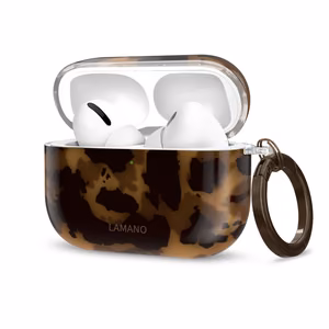 Tech-Protect Lamano ümbris jaoks AirPods Pro 3 - must and brown