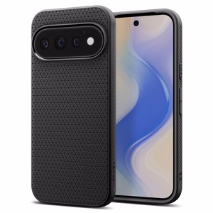 Spigen Liquid Air ümbris mudelile Google Pixel 11 Pro, mattmust