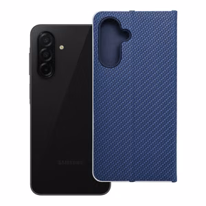 Флип-чехол для Samsung A26 5G Luna Book Carbon синий