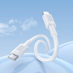 USB cable Borofone BX111 60W USB-C to USB-C 1.0m white