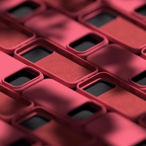 Etteri Silikoon Mag ümbris for iPhone 17 Pro Max raspberry