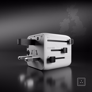 SBS TEADAPTUNI universal travel adapter - valge