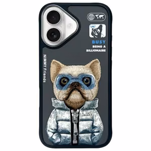 Nimmy Cool&Cute 2.0 Dog Ümbris jaoks iPhone 16 - Must