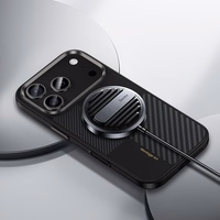 Benks Montage Magnetic Armor Pro Kevlar Ümbris Metal Frame 600D+1500D (MA70) jaoks Iphone 17 Pro Max must (Camera Control Button)