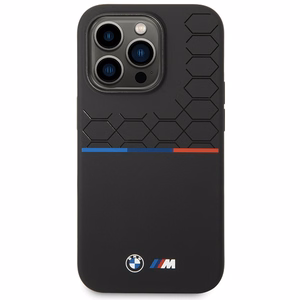 BMW Silicone Pattern чехол iPhone 15 Pro Max - чёрный