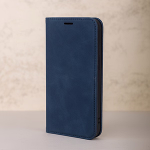 Smart Suede case for Samsung Galaxy S26 Ultra navy sinine