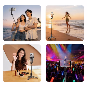 Selfipulk Orico SPV90 alumiiniumist ministatiiv Bluetooth 360 kraadi pööramine - must