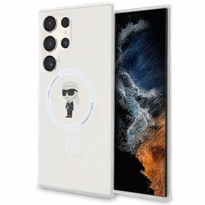 Karl Lagerfeld IML Ikonik MagSafe ümbris jaoks Samsung Galaxy S24 Ultra - läbipaistev