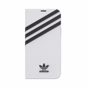 Adidas OR Booklet Ümbris PU jaoks iPhone 12 / 12 Pro 6.1" - valge and must