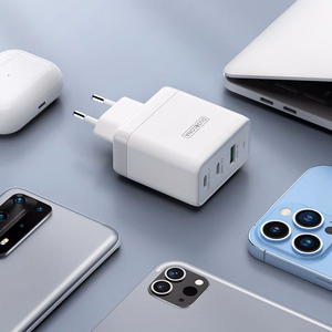 Dux Ducis Duzzona wall laadija T1 GaN - USB + 2xType C - PD 65W valge