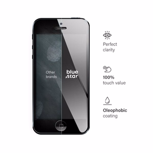 Закалённое стекло для iPhone 5 / 5C / 5S Blue Star