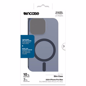 Incase Slim Case MagSafe'i toega ümbris iPhone 16 Pro Maxile, Deep Space Blue värvitoonis