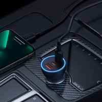 Autolaadija Baseus "Golden Contactor Pro" hall 65W (2xPD / 1xQC3.0)