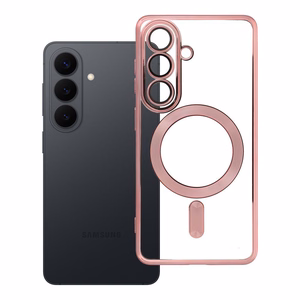 ELECTRO MAG COVER case compatible with MagSafe jaoks SAMSUNG S26 Pro rose kuldne