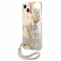 Guess GUHCP13SHFLSU iPhone 13 mini 5.4" lilla/lilla kõvakaaneline lillerihm