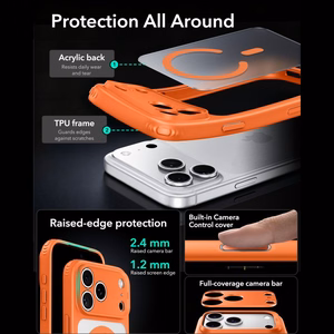 ESR Classic Hybrid MagSafe ümbris mudelitele iPhone 18 Pro Max / 17 Pro Max, oranž