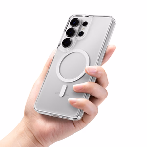 Rock Crystal läbipaistev Series Magnetic Ümbris for Samsung Galaxy S26 läbipaistev