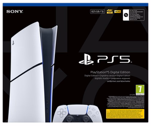 Консоль Sony PS5 Digital 825GB + 2 контроллера DualSense