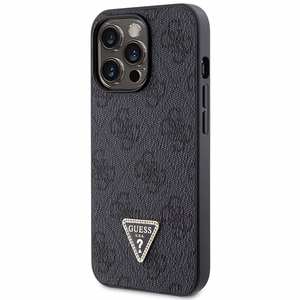 Guess GUHCP13LP4TDSCPK Ümbris jaoks iPhone 13 Pro / 13 - must Crossbody 4G Metal Logo