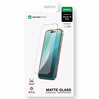 AmazingThing Radix Matt Glass karastatud klaas jaoks iPhone 16 Plus
