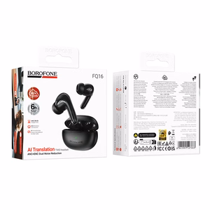 Mustad TWS Bluetooth kõrvaklapid Borofone FQ16 Star, ANC+ENC, Smart AI