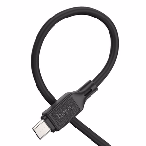 Кабель USB A - Micro USB Hoco 2,4A 1 m X90 чёрный