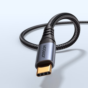 Joyroom Audio Transfer Series SY-A07 Mini Jack 3.5mm/USB-C Kaabel 1.2m - must