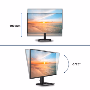 Philips 1000 series 27E1N1600AE/00 monitor 68,6 cm (27") 2560 x 1440 pikslit Quad HD LCD must