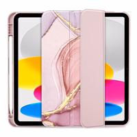 Tech-Protect SC Pen Ümbris jaoks iPad 10.9" 2022 - roosa Marble