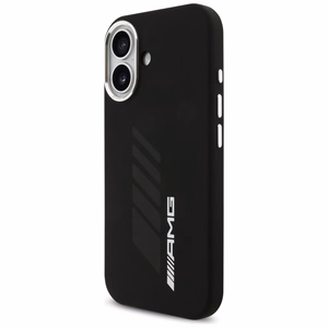 AMG Silicone Oversize Rhombs MagSafe Ümbris jaoks iPhone 17 - must