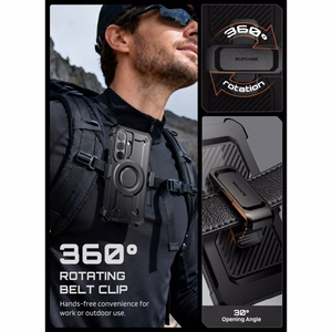 Supcase Unicorn Beetle Pro Mag MagSafe 2-komplektne ümbris Samsung Galaxy S26+ Plus jaoks - must