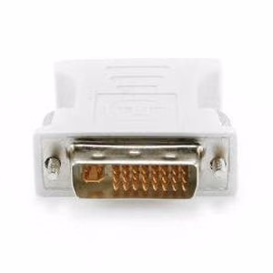 Gembird A-DVI-VGA DVI-VGA adapter, valge