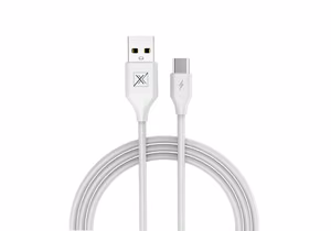 MX SET CABLE 2.4A/TYPE-C/1M WHITE