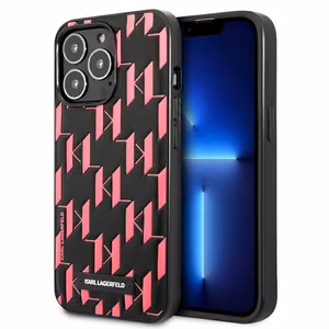 Karl Lagerfeld Monogram Plaque iPhone 13 Pro Max 6.7" Ümbris - roosa