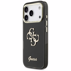 Guess IML 4G Script Metal ümbris for iPhone 17 Pro - must