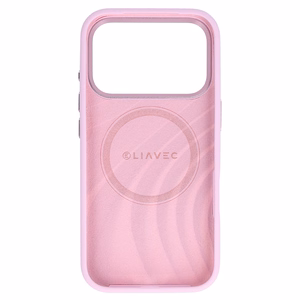 Liavec Silky ümbris metallist kaameraraamiga mudelile iPhone 18 Pro Max/17 Pro Max, roosa