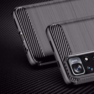Carbon Case Flexible Cover Sleeve for Xiaomi Redmi Note 11 must