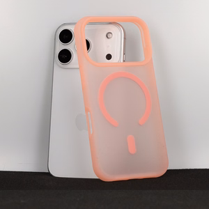 Tel Protect Mist Matte Magsafe чехол Iphone 16 розово-оранжевый