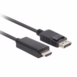 LANBERG DisplayPort M v1.1 HDMI M kaabel, 3 m, must