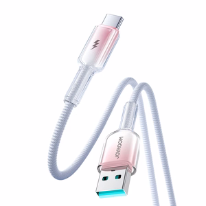 Joyroom S-A42 3A USB-A USB-C Kaabel 1.2m biały