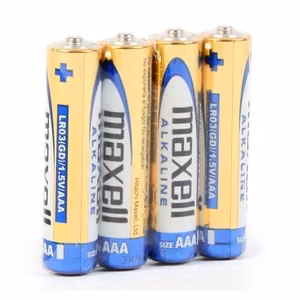 Maxell ALKALINE LR03 LR3 AAA leelispatareid, 4 tk, kilepakend, 1.5 V