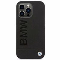 Ümbris BMW BMHCP14XSLLBK iPhone 14 Pro Max 6.7 "must / must Leather Stamp