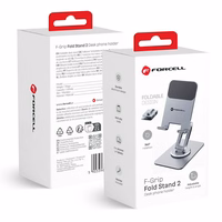 Desk hoidja jaoks phone / tablet foldable Forcell F-Grip Fold Alus 2 360 hall